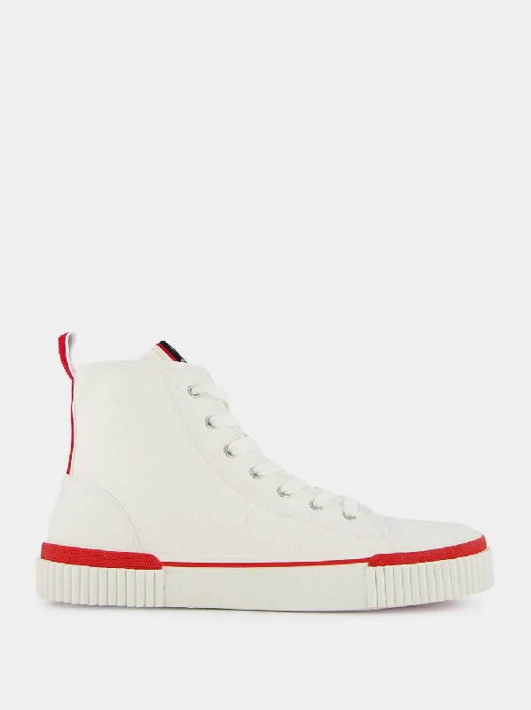 Pedro High-Top Canvas Sneakers