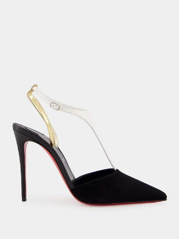 Athina 100 mm Black Pumps