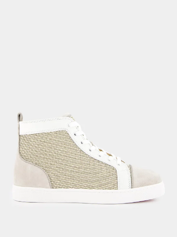 Louis high-top veau velours sneakers