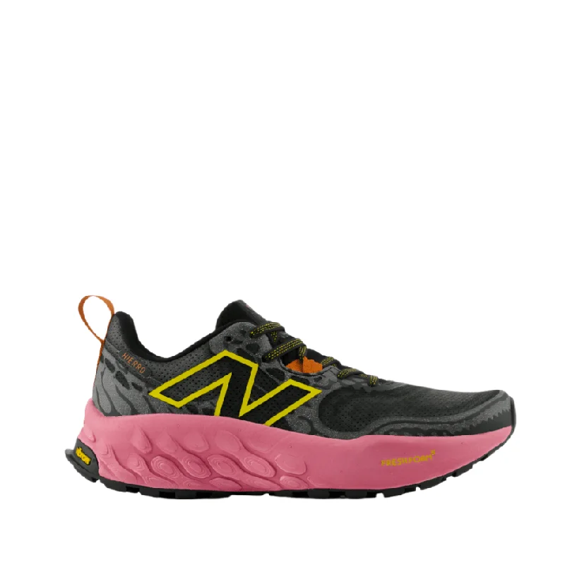 New Balance Hierro v8 Women's Trail Running Shoes in Black/Pink AW24