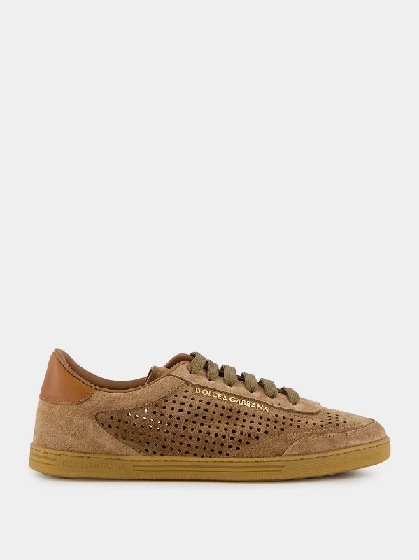 Brown Suede Saint Tropez Sneakers