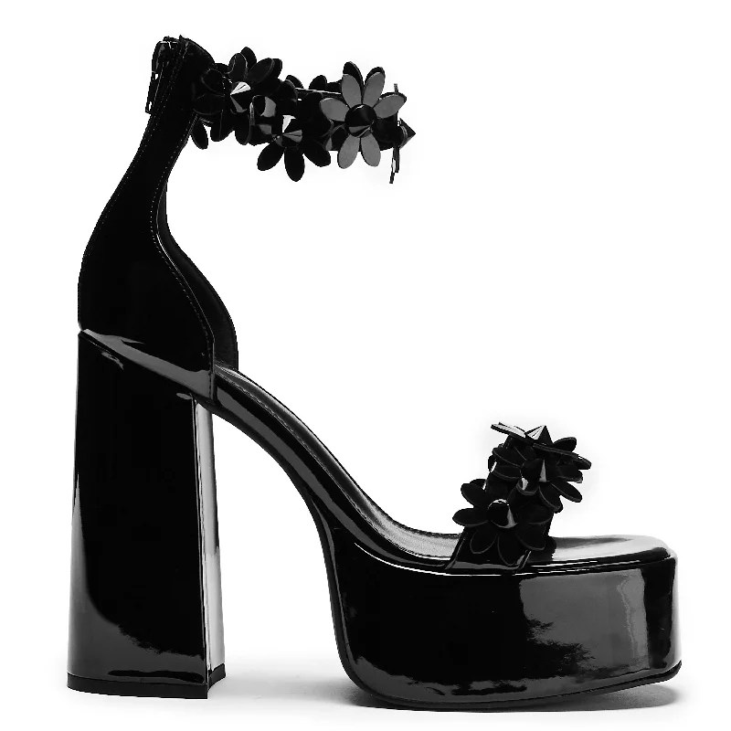 A Secret Arrangement Platform Heels