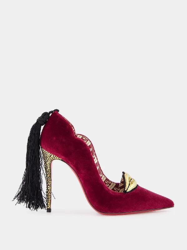 Hot Chick Kiss Velvet 100mm Pumps