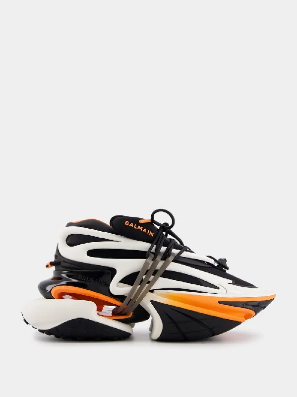 Unicorn Black And Orange Sneakers