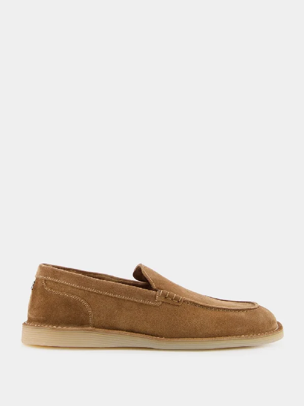 Suede Loafers with DG Logo