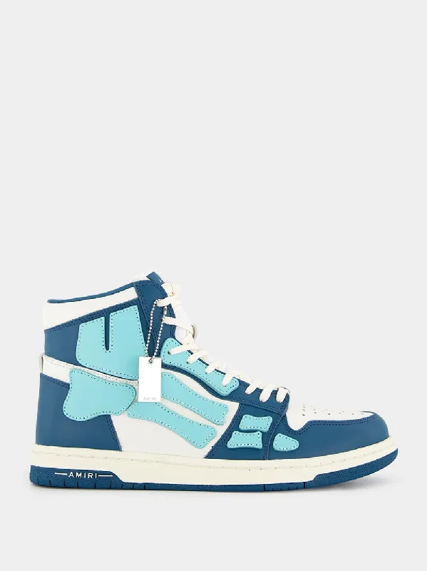 Skel High-Top Leather Sneakers