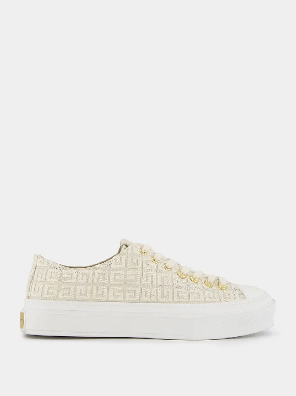 City Monogram Low-Top Sneakers