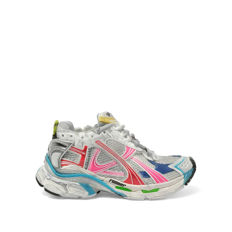 Runner Metallic Sneaker in Multicolour