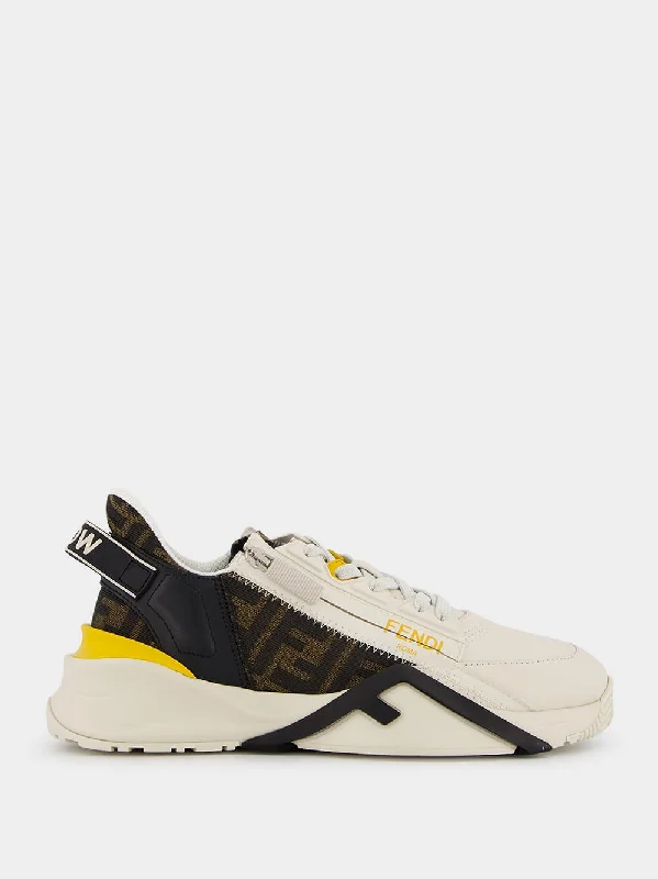 Flow Yellow Leather Sneakers