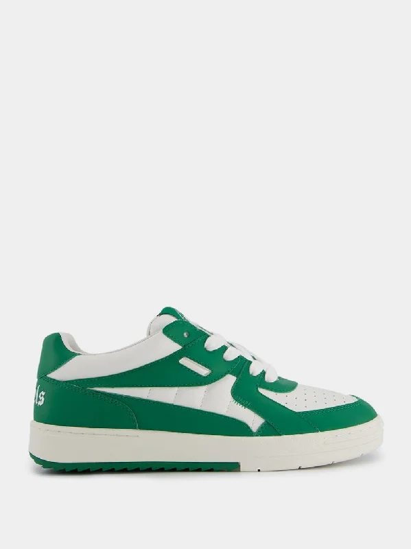 University Lace-Up Leather Sneakers