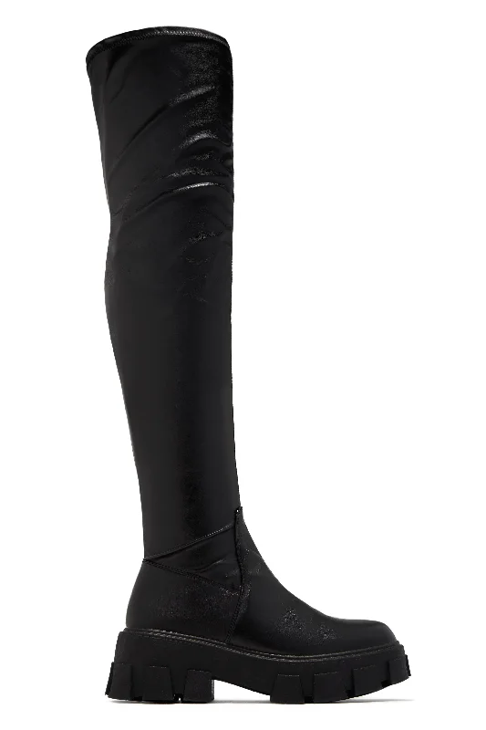 Weekend Muse Over The Knee Boots - Black