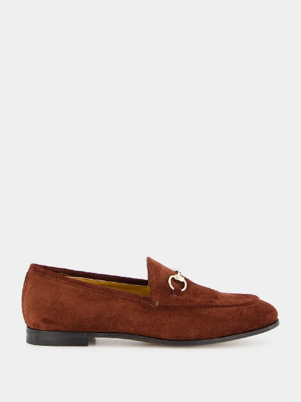 Dark Brown Jordaan Suede Loafers