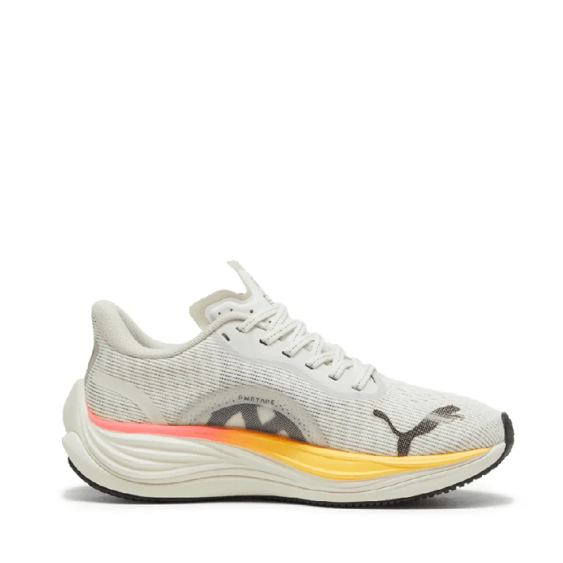 Puma Velocity Nitro 3 Women's Running Shoes Vapor Gray Sun Stream-Sunset Glow - AW24