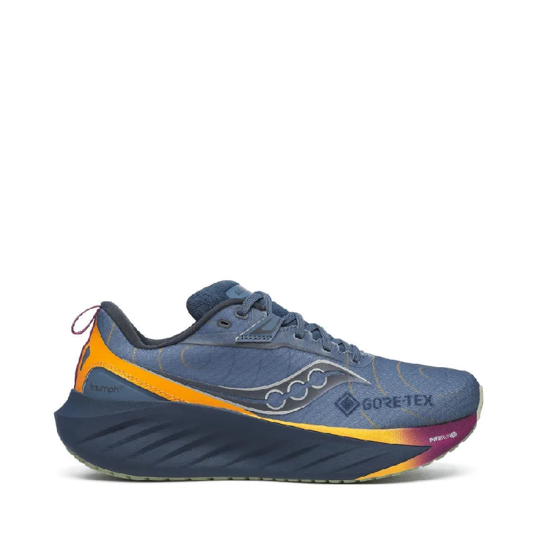 Saucony Women's Triumph 22 GTX in Mirage/Navy