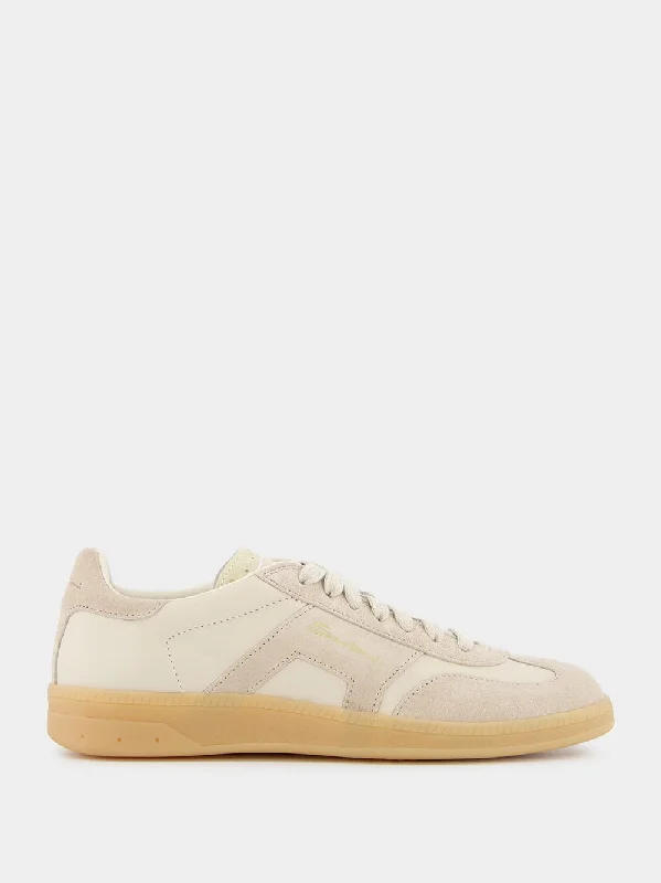 DBS Oly Beige Velvety Sneaker