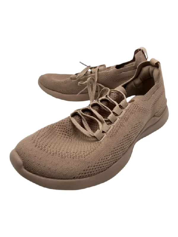 APL Shoe Size 8 Taupe Synthetic Low Top Sneakers