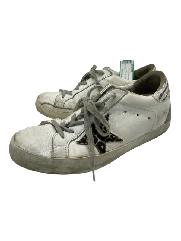 Golden Goose Shoe Size 37 White Leather Low Top Sneakers