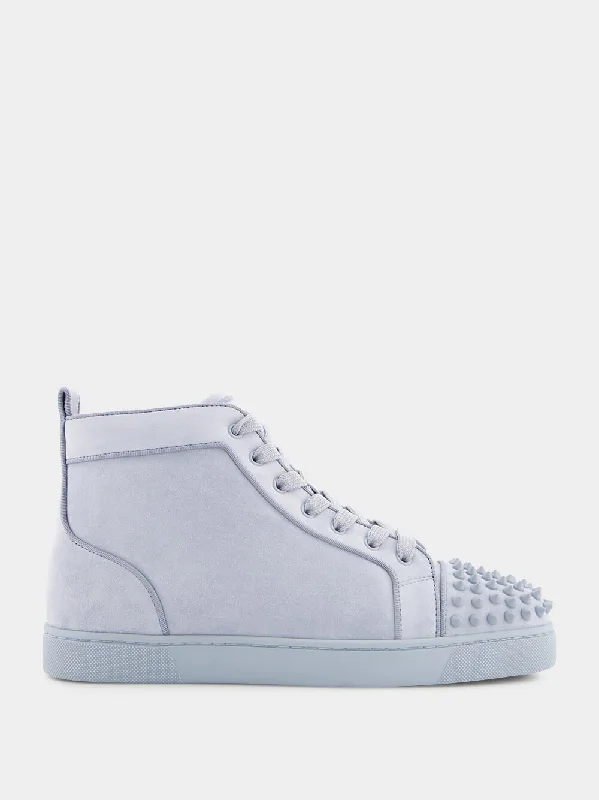 Lou Spikes high-top veau velours sneakers