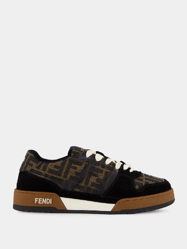 Brown Fendi Match Sneakers