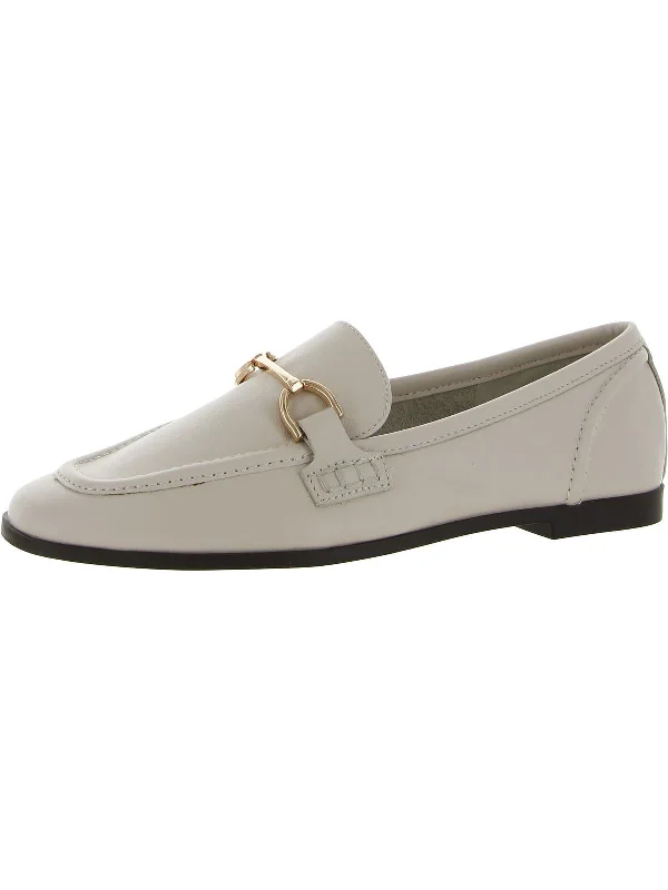 Womens Cushioned Footbed Horsebit Loafers