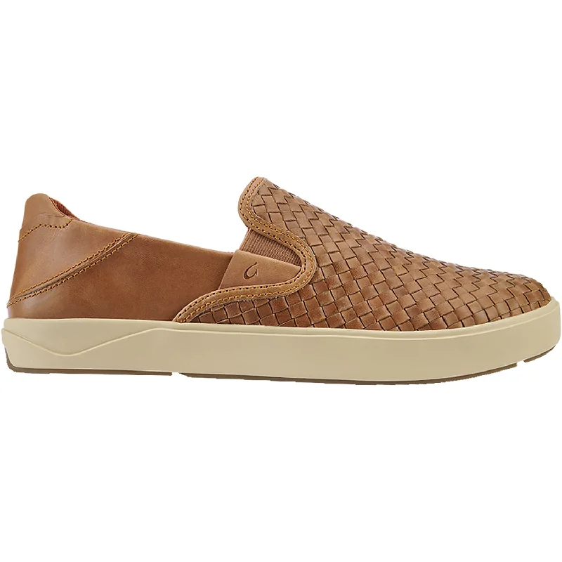 Men's OluKai Lae'Ahi Lauhala Fox Leather