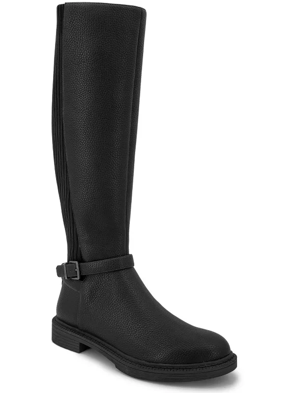 Winona Womens Faux Leather Tall Knee-High Boots