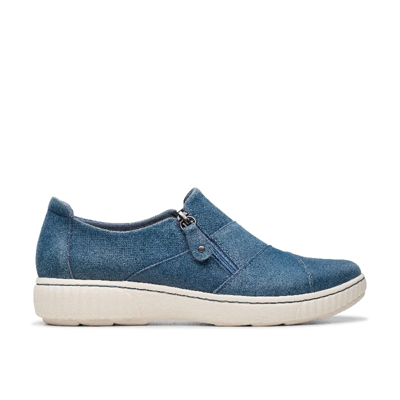 Clarks Caroline Grace in Blue Suede