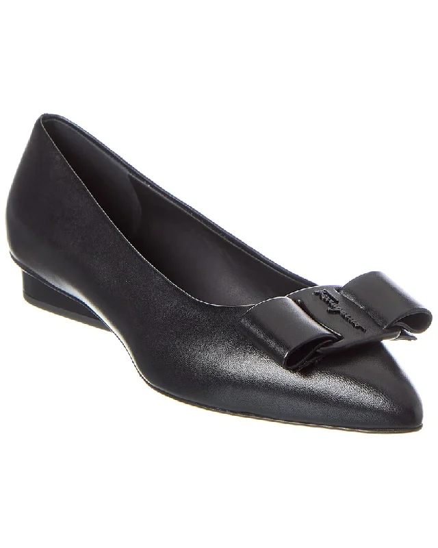 Salvatore Ferragamo Viva Leather Flat