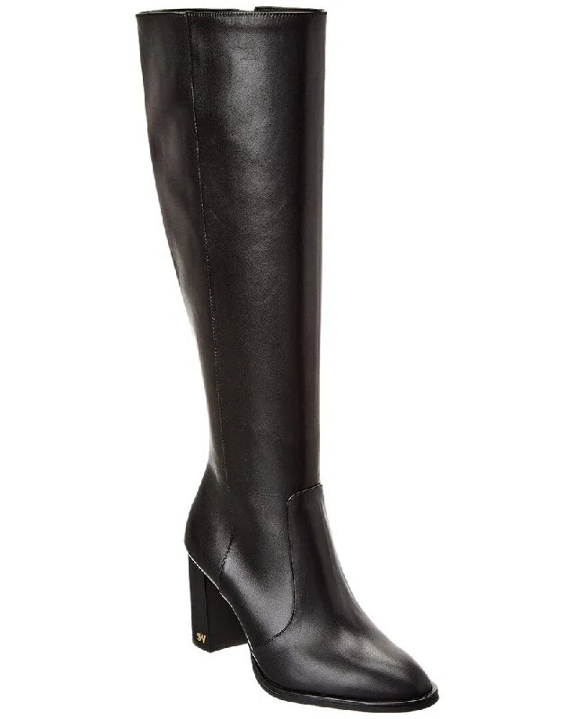 Stuart Weitzman Ryland Zip 80 Leather Knee-High Boot