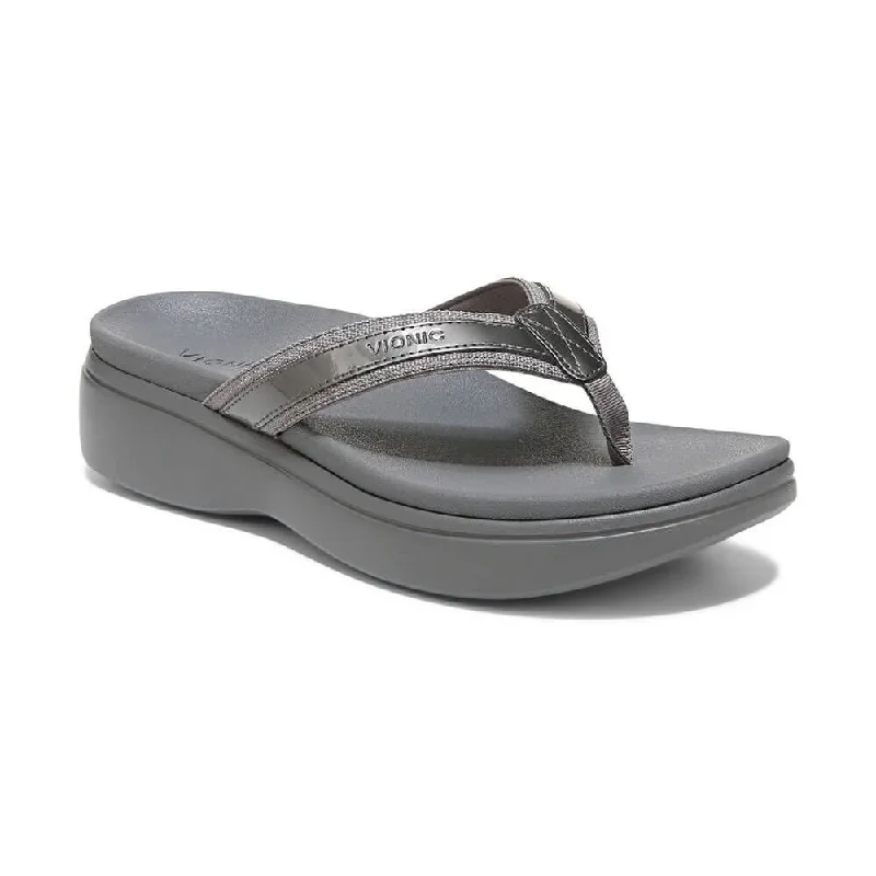 Vionic High Tide II Sandals - Pewter