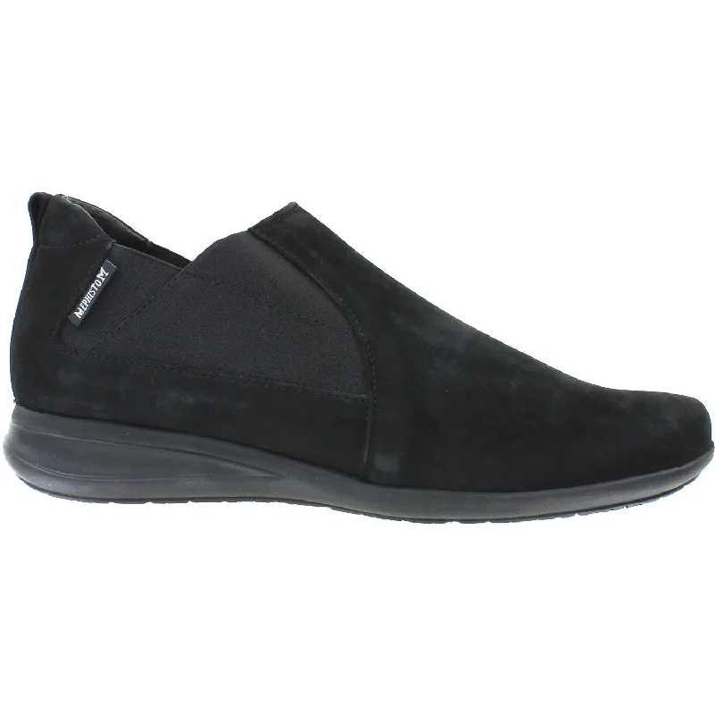 Women's Mephisto Nellie Black Bucksoft Nubuck