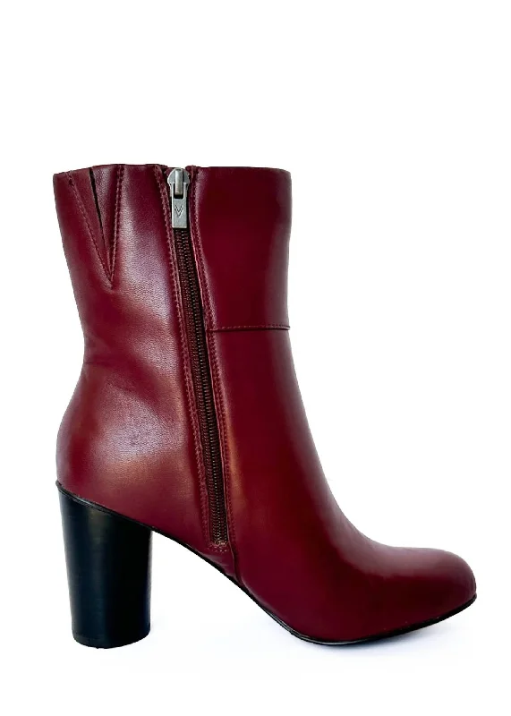 Women's Millian Bootie In Wine