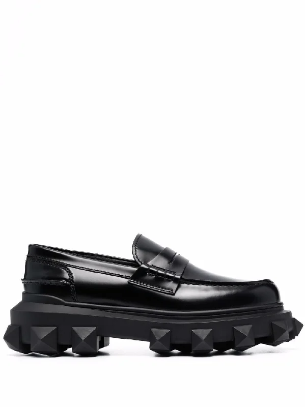 Trackstud loafers