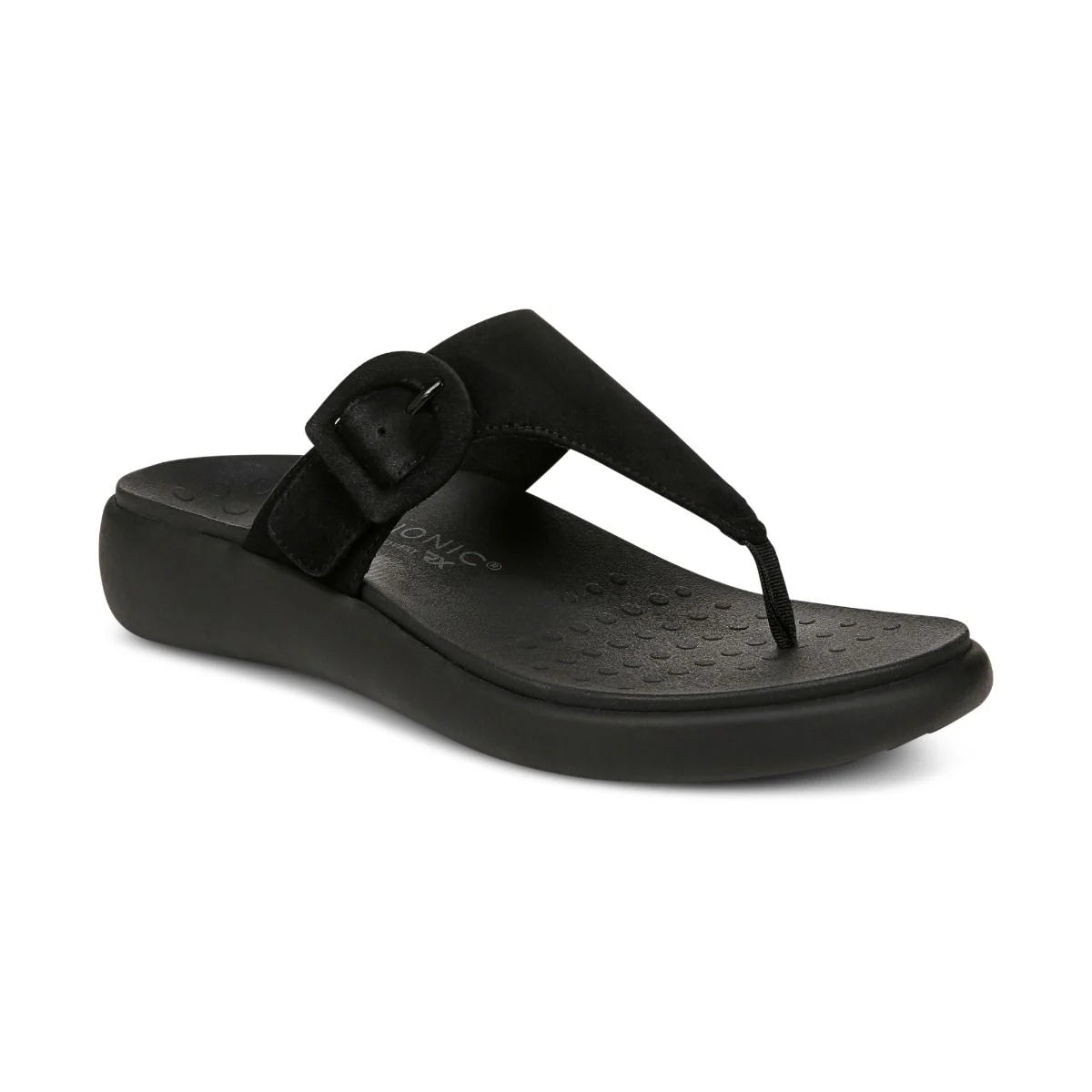 Vionic Activate RX Sandals - Black Suede