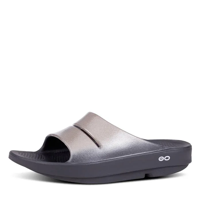 Oofos Women's Ooahh Slide Sandals - Latte