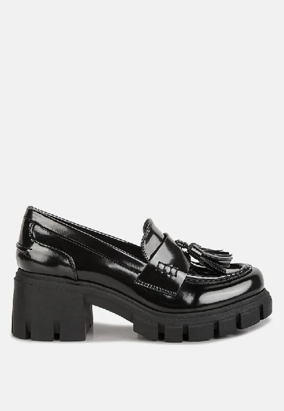 jonah tassels detail chunky loafers