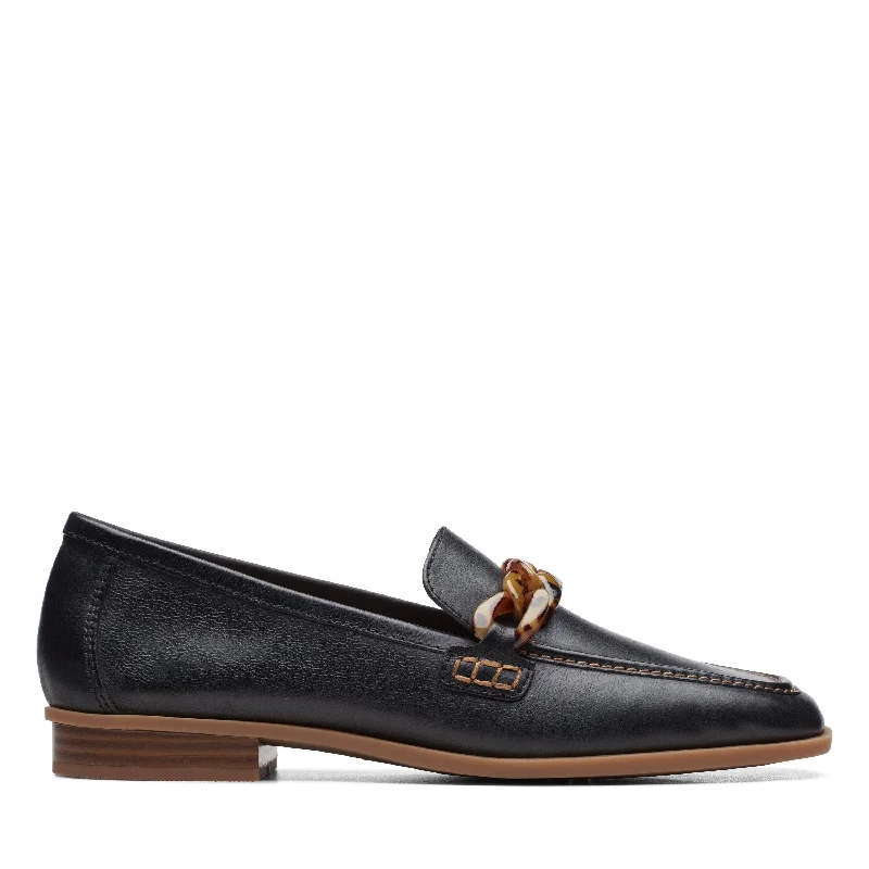 Clarks Sarafyna Iris in Black Leather