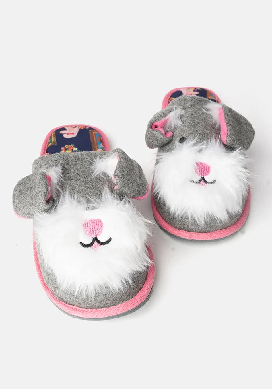 Schnauzer Dog Mule Slippers