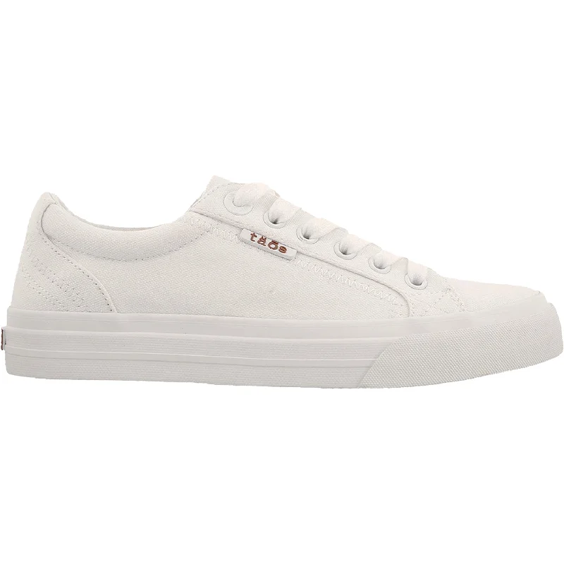 Women's Taos Plim Soul White Canvas