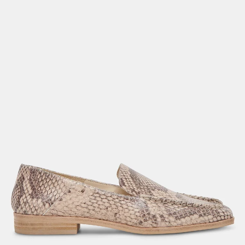 Beny Flats Sand Snake Embossed