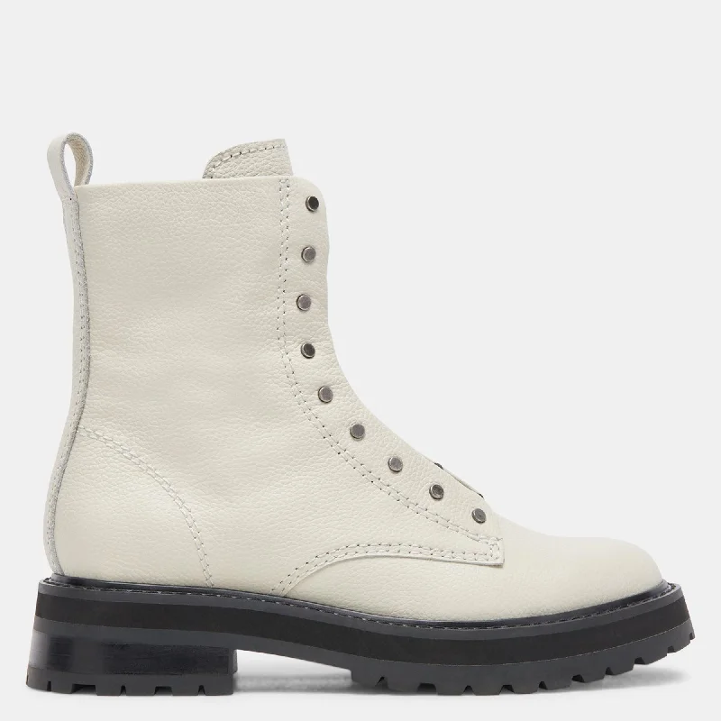 RANIER BOOTS OFF WHITE LEATHER