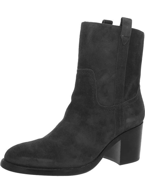 Carmen Womens Suede Dressy Mid-Calf Boots