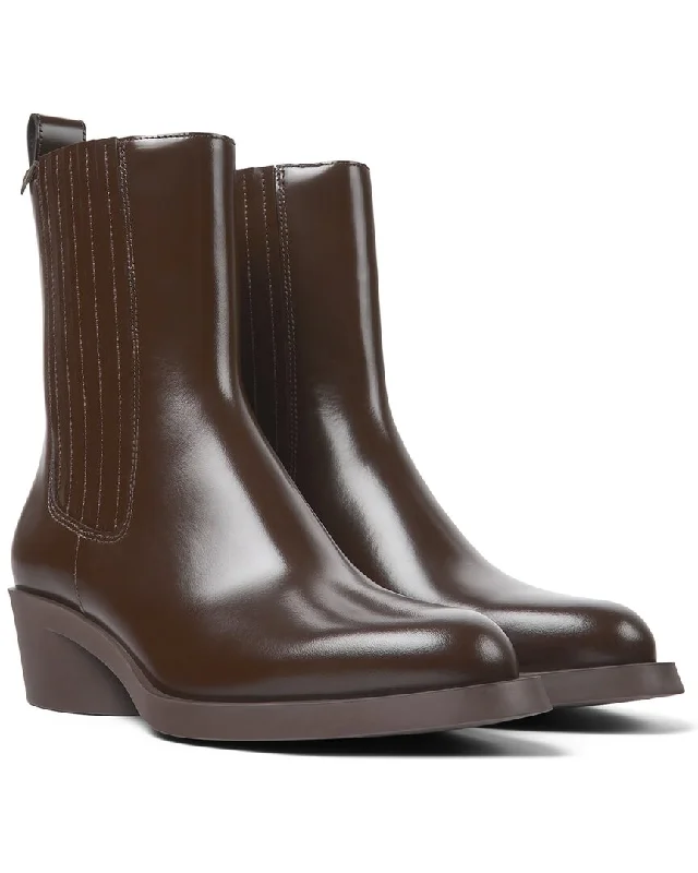 Camper Bonnie Leather Chelsea Bootie