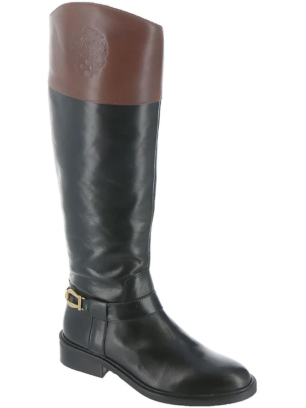 Amanyir Womens Leather Knee-High Boots