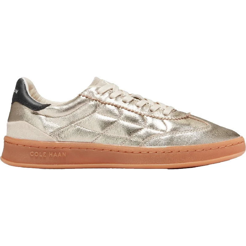 Women's Cole Haan Grandpro Breakaway Sneaker Ch Gold/Birch Suede