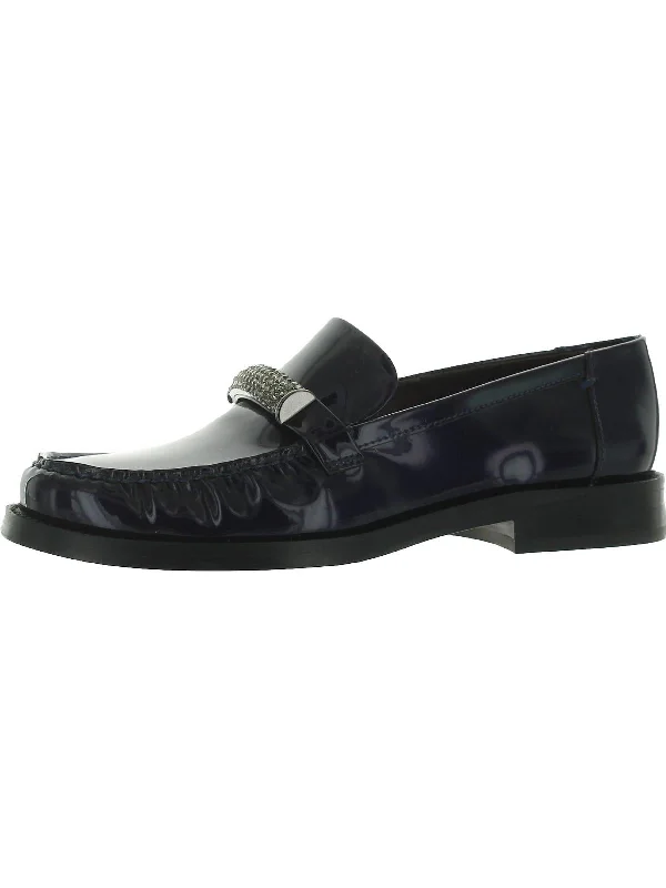 Lizzy Womens Patent Slip On Loafers