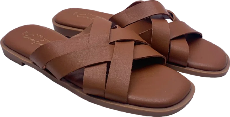 New Look Brown Comfort Sandals UK 5