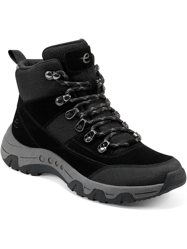 Nylaa Womens Suede Water Resistant Hiking Boots