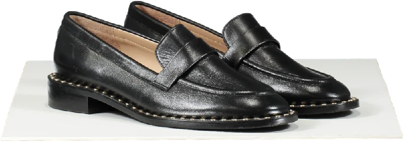 Stuart Weitzman Black Palmer Loafer UK 3 EU 36 👠