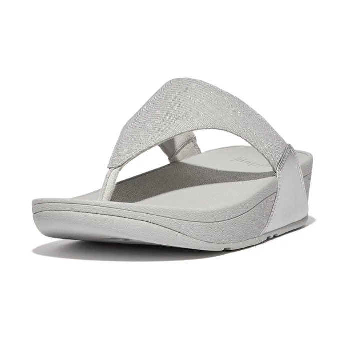 FitFlop Lulu Shimmerlux Sandals - Silver